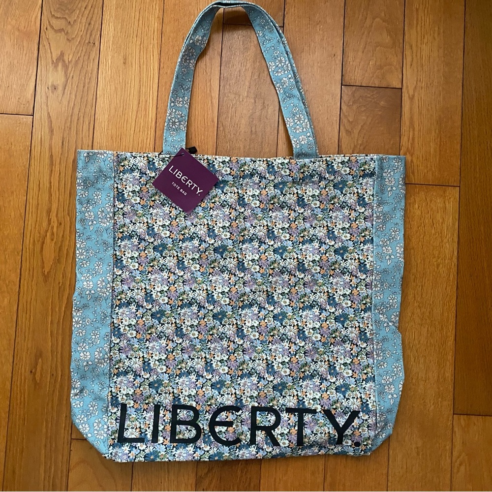 Liberty London canvas tote bag